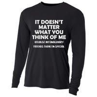 Doesn't Matter Imaginary Friends Think I'm Special Cooling Performance Long Sleeve Crew