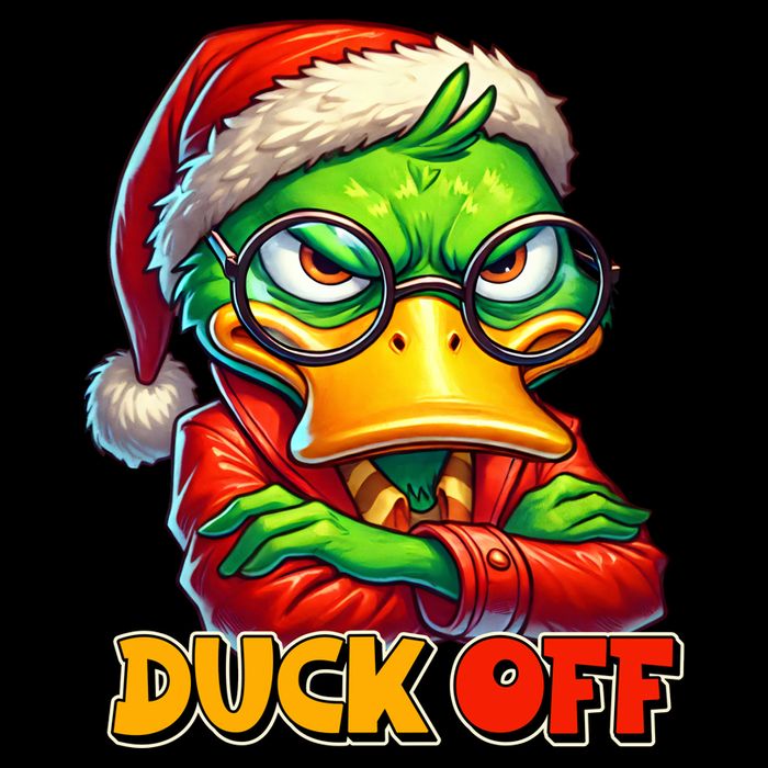 Duck Off Funny Sarcastic Grumpy Duck Christmas Daily Commute Backpack