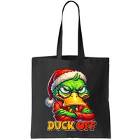 Duck Off Funny Sarcastic Grumpy Duck Christmas Bag