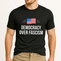 Democracy Over Fascism Cooling Performance Crew T-Shirt
