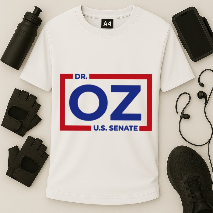 Dr. Oz For U.S. Senate Cooling Performance Crew T-Shirt