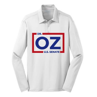 Dr. Oz For U.S. Senate Silk Touch Performance Long Sleeve Polo