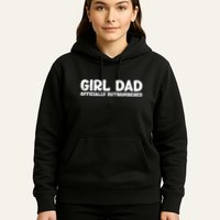 Dad Outnumbered Fathers Day Funny Papa Hoodie