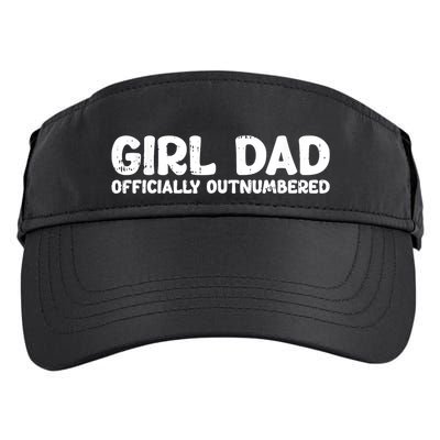 Dad Outnumbered Fathers Day Funny Papa Adult Drive Performance Visor