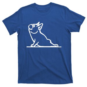 Dog Owner French Bulldog Yoga Pose Frenchie Lover Gift T-Shirt