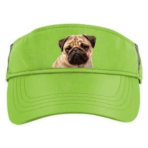 Dog - Close-Up of Pug Face Adult Drive Performance Visor