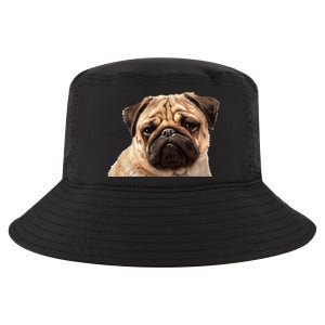 Dog - Close-Up of Pug Face Cool Comfort Performance Bucket Hat