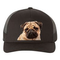 Dog - Close-Up of Pug Face Yupoong Adult 5-Panel Trucker Hat