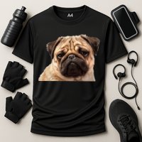 Dog - Close-Up of Pug Face Cooling Performance Crew T-Shirt