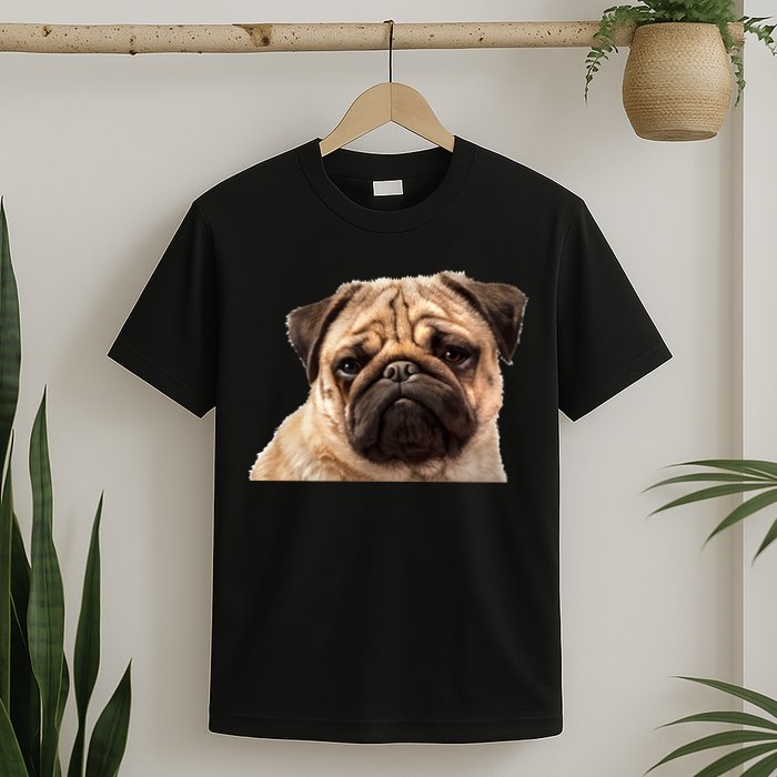 Dog - Close-Up of Pug Face T-Shirt