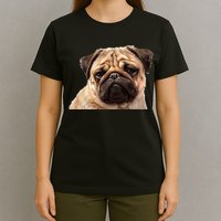 Dog - Close-Up of Pug Face T-Shirt