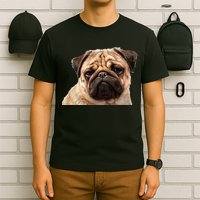 Dog - Close-Up of Pug Face T-Shirt
