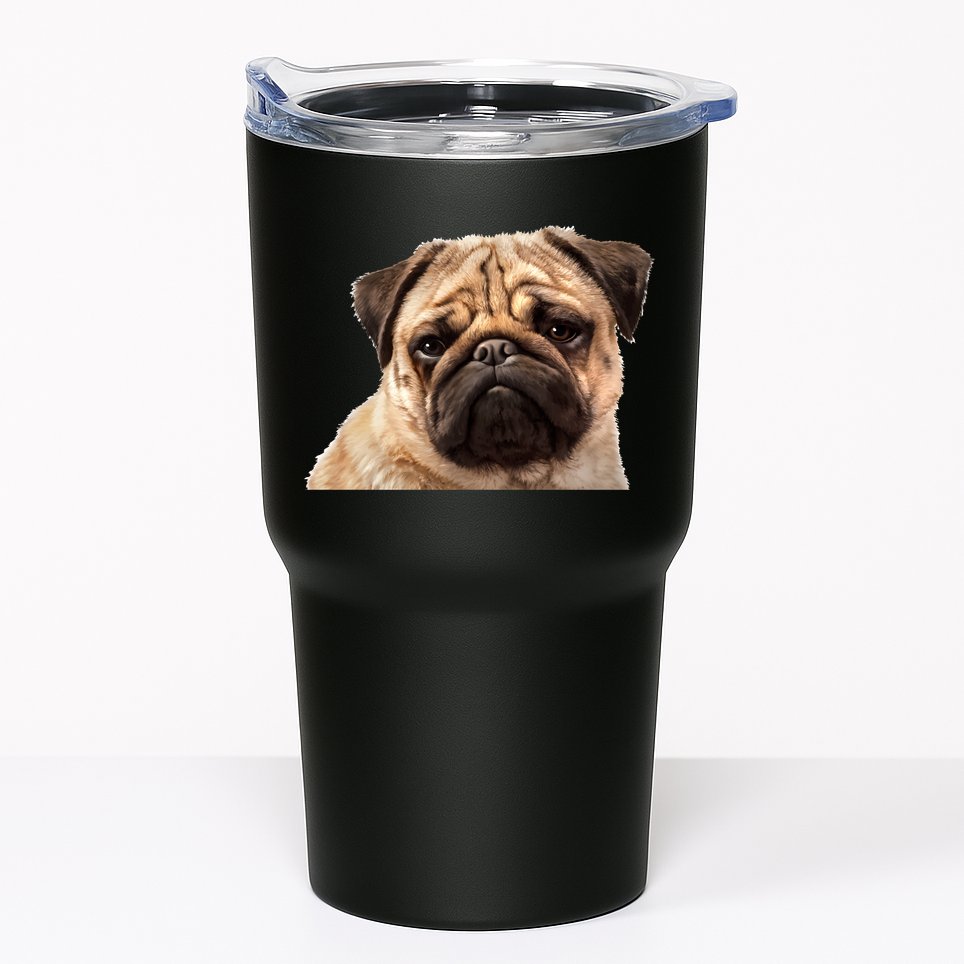 Dog - Close-Up of Pug Face Tumbler