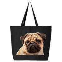 Dog - Close-Up of Pug Face 25L Jumbo Tote