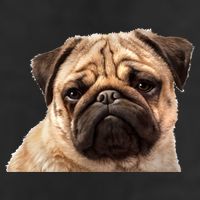 Dog - Close-Up of Pug Face 25L Jumbo Tote