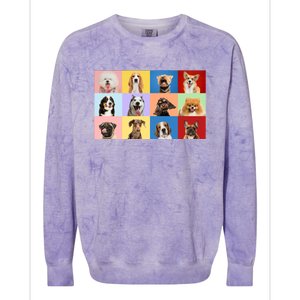 Dog Collage Colorblast Crewneck Sweatshirt