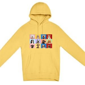 Dog Collage Premium Pullover Hoodie