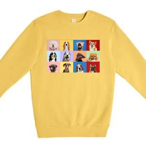 Dog Collage Premium Crewneck Sweatshirt