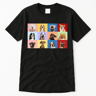 Dog Collage Tall T-Shirt