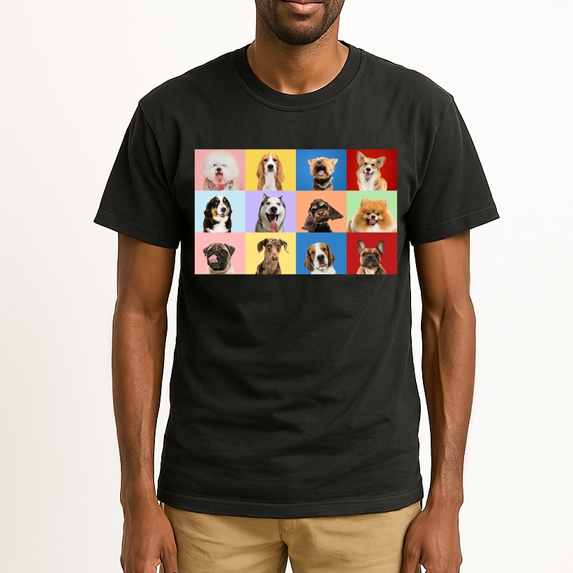 Dog Collage Tall T-Shirt