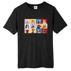 Dog Collage Tall Fusion ChromaSoft Performance T-Shirt