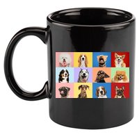 Dog Collage 11oz C Handle Ceramic Mug