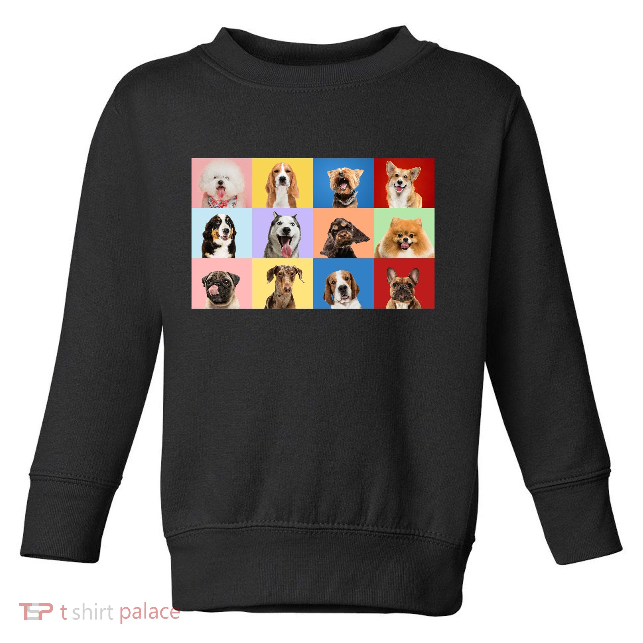 Dog Collage Toddler Sweatshirt