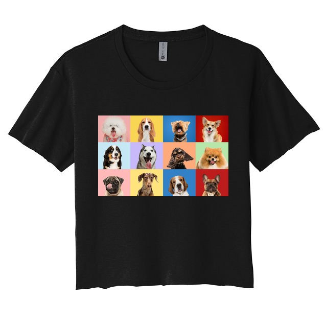 Dog Collage Crop Top