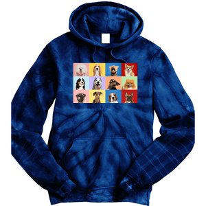 Dog Collage Tie Dye Hoodie