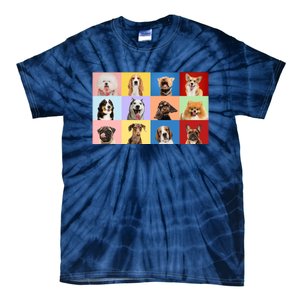 Dog Collage Tie-Dye T-Shirt