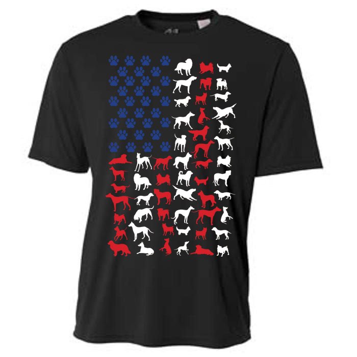 Dog Flag USA Cooling Performance Crew T-Shirt