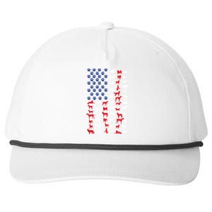 Dog Flag USA Snapback Five-Panel Rope Hat