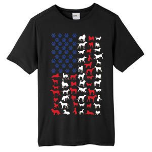 Dog Flag USA Tall Fusion ChromaSoft Performance T-Shirt