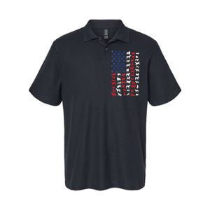 Dog Flag USA Softstyle Adult Sport Polo