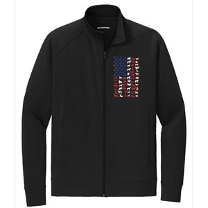 Dog Flag USA Stretch Full-Zip Cadet Jacket