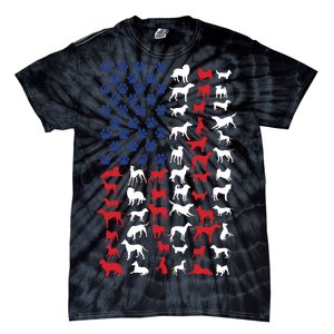 Dog Flag USA Tie-Dye T-Shirt