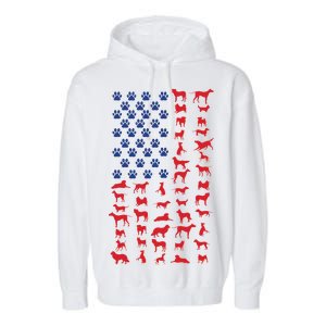 Dog Flag USA Garment-Dyed Fleece Hoodie