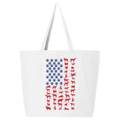 Dog Flag USA 25L Jumbo Tote