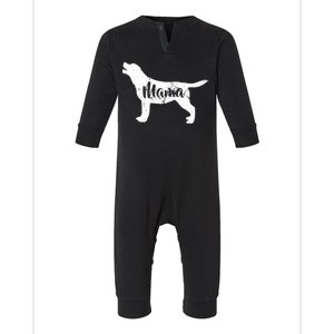 Dog Mama Mom Infant Fleece One Piece