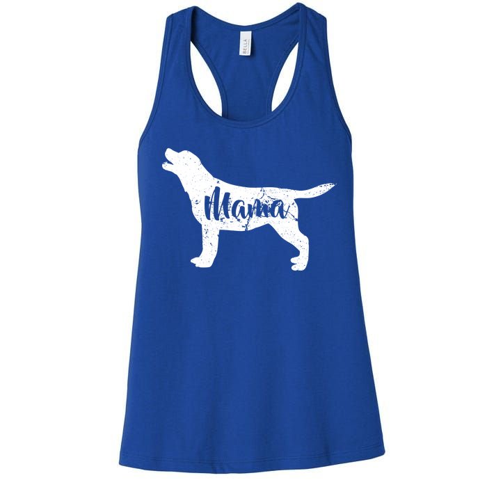 Dog Mama Mom Women's Racerback Tank