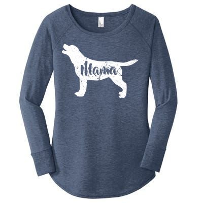 Dog Mama Mom Women's Perfect Tri Tunic Long Sleeve Shirt