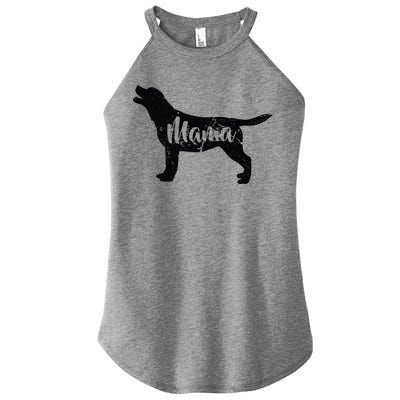 Dog Mama Mom Women’s Perfect Tri Rocker Tank