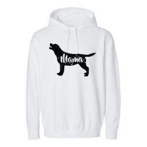 Dog Mama Mom Garment-Dyed Fleece Hoodie