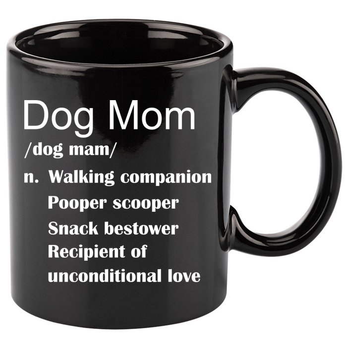 Dog Mom Definition 11oz C Handle Ceramic Mug
