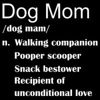 Dog Mom Definition Drawstring Bag