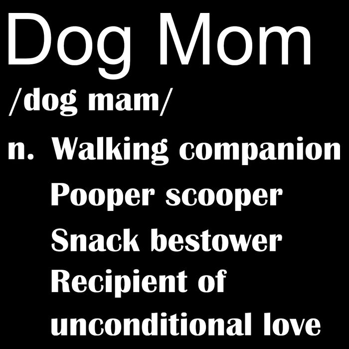 Dog Mom Definition Drawstring Bag