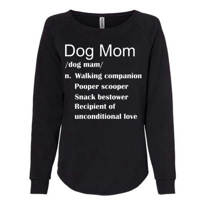 Dog Mom Definition Womens California Wash Sweatshirt