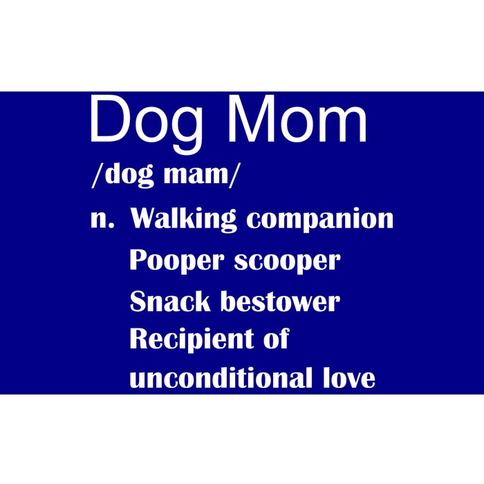 Dog Mom Definition Bumper Sticker