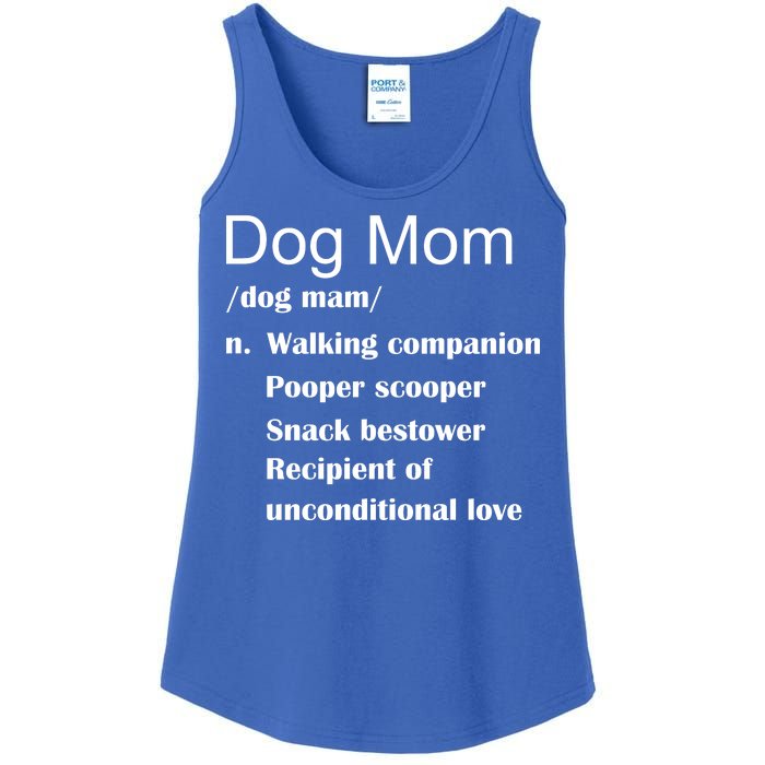 Dog Mom Definition Ladies Essential Tank