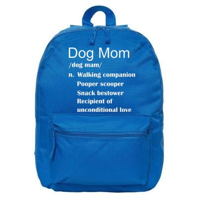 Dog Mom Definition 16 in Basic Backpack